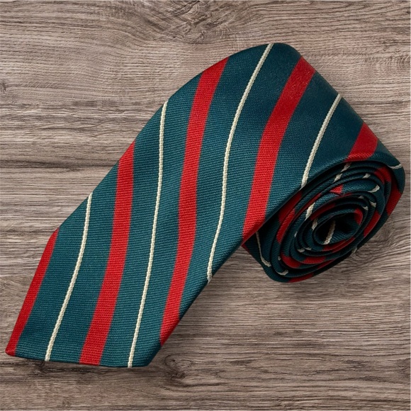 Vintage DiMaro Eleganté Necktie Classic Striped Pattern Tie - Picture 1 of 4